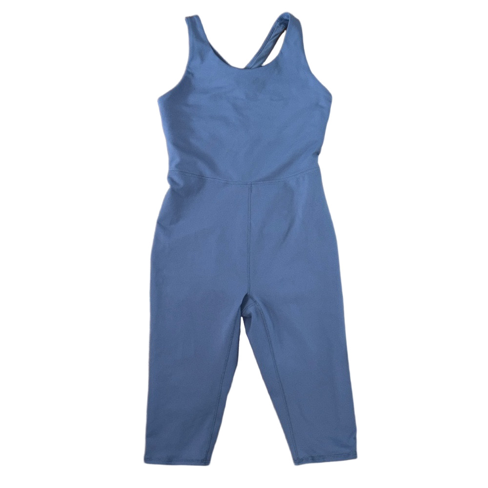 Fabletics Blue Jumpsuit Size Medium